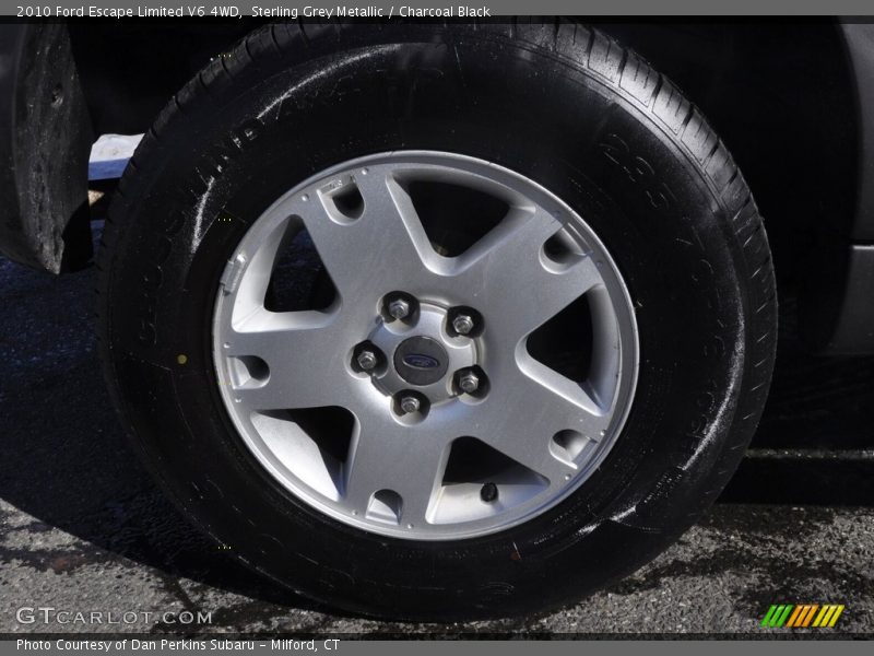 Sterling Grey Metallic / Charcoal Black 2010 Ford Escape Limited V6 4WD