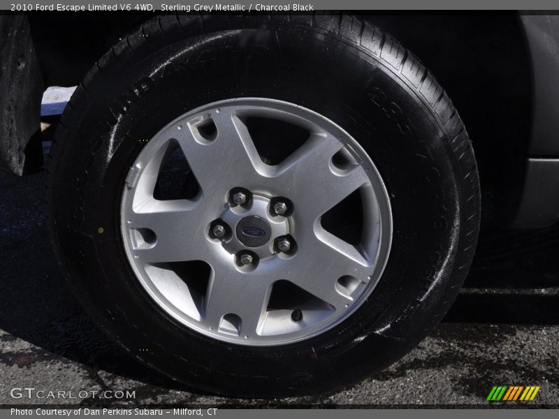 Sterling Grey Metallic / Charcoal Black 2010 Ford Escape Limited V6 4WD
