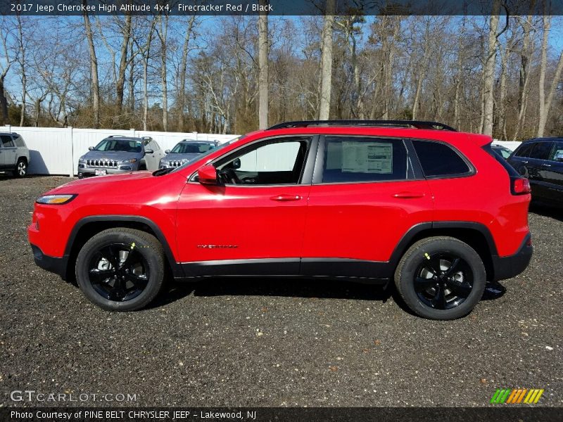 Firecracker Red / Black 2017 Jeep Cherokee High Altitude 4x4