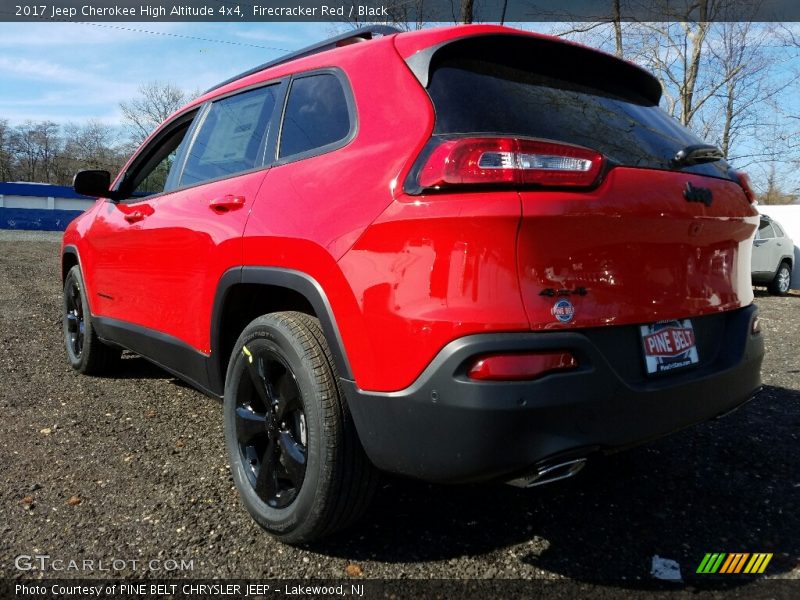 Firecracker Red / Black 2017 Jeep Cherokee High Altitude 4x4
