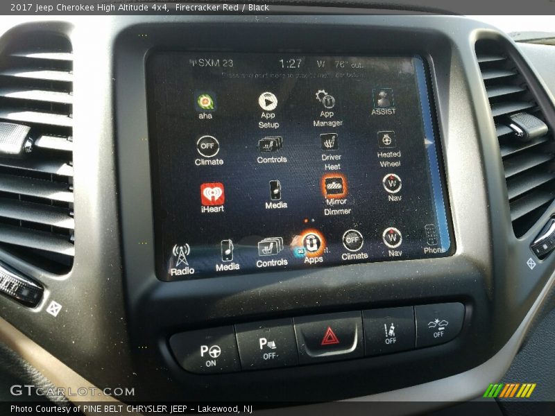 Firecracker Red / Black 2017 Jeep Cherokee High Altitude 4x4