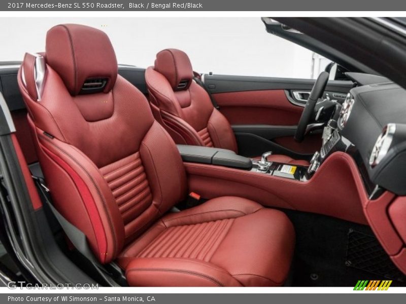  2017 SL 550 Roadster Bengal Red/Black Interior