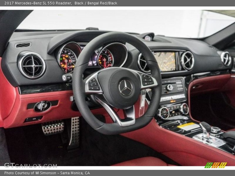 Dashboard of 2017 SL 550 Roadster