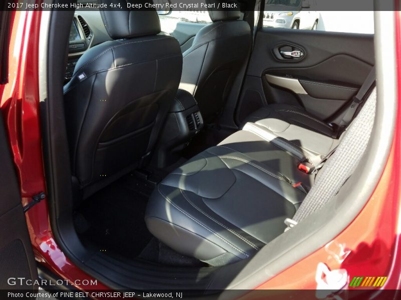 Deep Cherry Red Crystal Pearl / Black 2017 Jeep Cherokee High Altitude 4x4