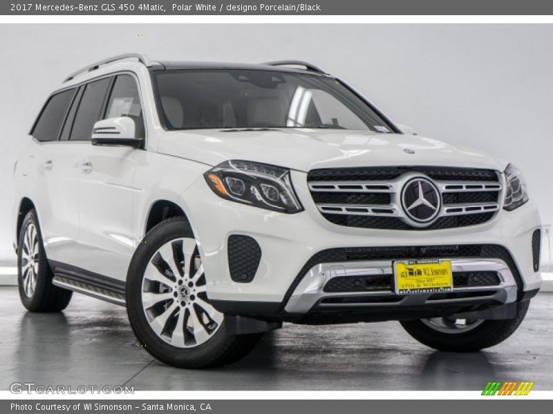 Polar White / designo Porcelain/Black 2017 Mercedes-Benz GLS 450 4Matic