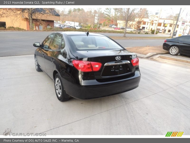 Sparkling Ruby / Camel 2013 Hyundai Sonata GLS