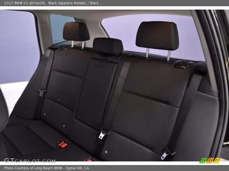 Black Sapphire Metallic / Black 2017 BMW X3 sDrive28i