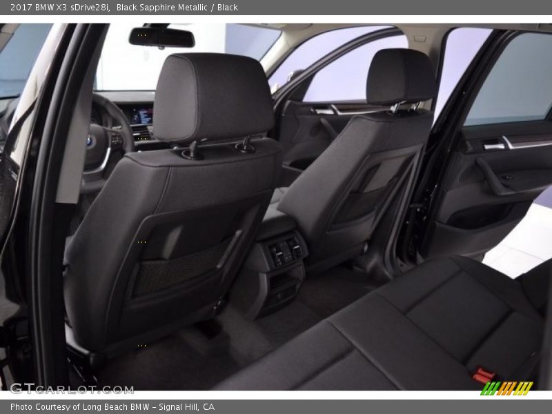 Black Sapphire Metallic / Black 2017 BMW X3 sDrive28i