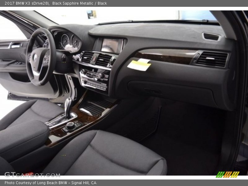 Black Sapphire Metallic / Black 2017 BMW X3 sDrive28i