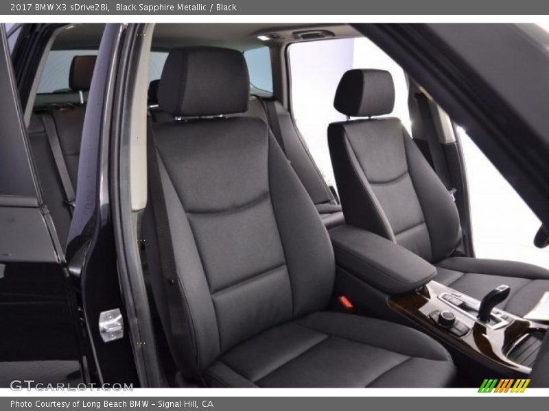 Black Sapphire Metallic / Black 2017 BMW X3 sDrive28i
