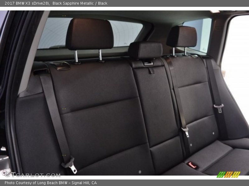 Black Sapphire Metallic / Black 2017 BMW X3 sDrive28i