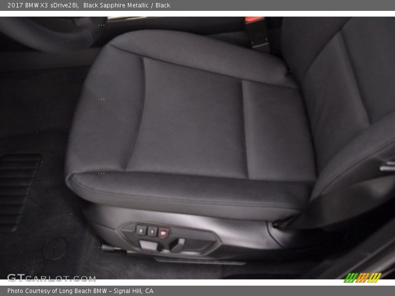 Black Sapphire Metallic / Black 2017 BMW X3 sDrive28i