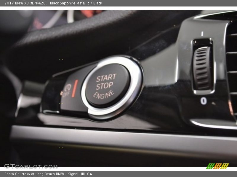 Black Sapphire Metallic / Black 2017 BMW X3 sDrive28i