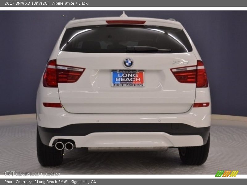Alpine White / Black 2017 BMW X3 sDrive28i