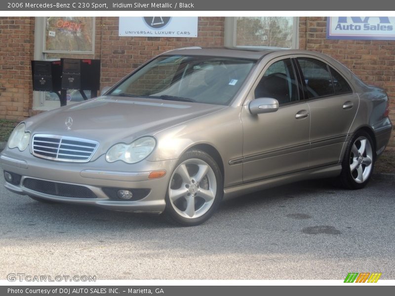 Iridium Silver Metallic / Black 2006 Mercedes-Benz C 230 Sport