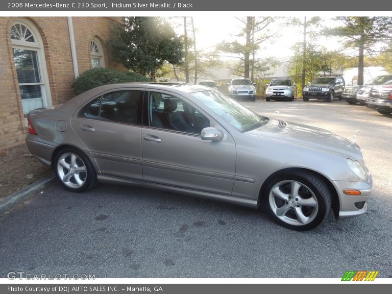 Iridium Silver Metallic / Black 2006 Mercedes-Benz C 230 Sport