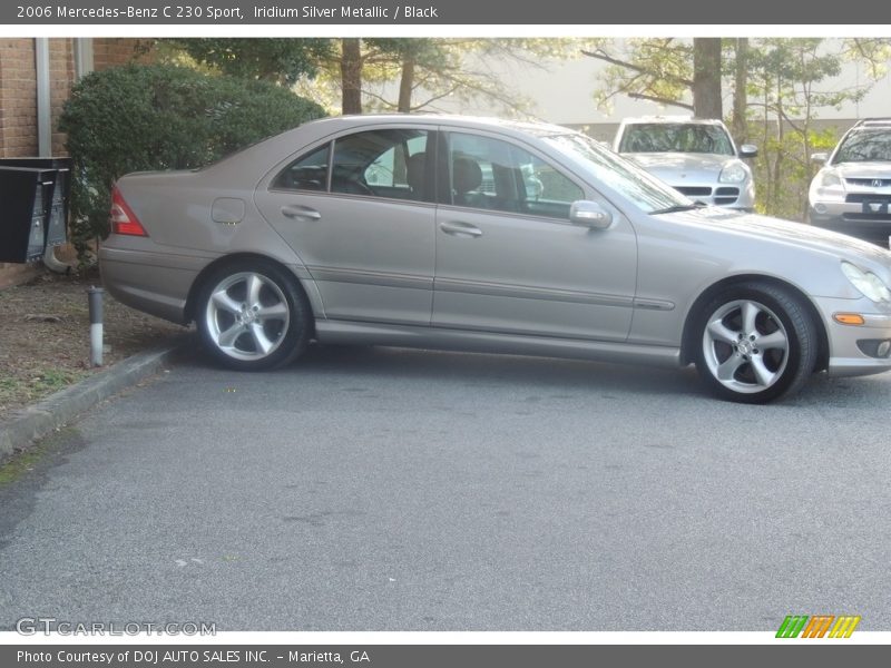 Iridium Silver Metallic / Black 2006 Mercedes-Benz C 230 Sport