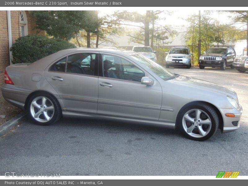 Iridium Silver Metallic / Black 2006 Mercedes-Benz C 230 Sport