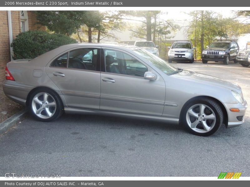 Iridium Silver Metallic / Black 2006 Mercedes-Benz C 230 Sport