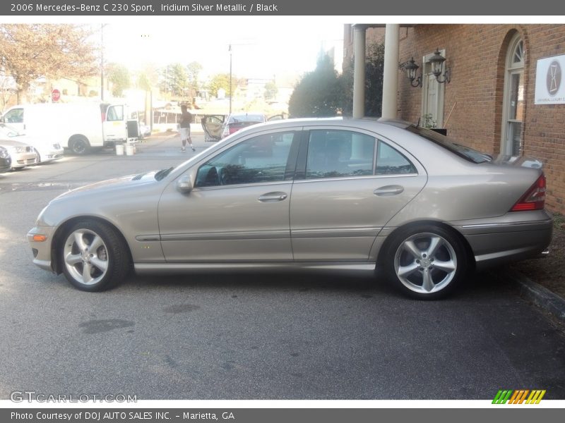 Iridium Silver Metallic / Black 2006 Mercedes-Benz C 230 Sport