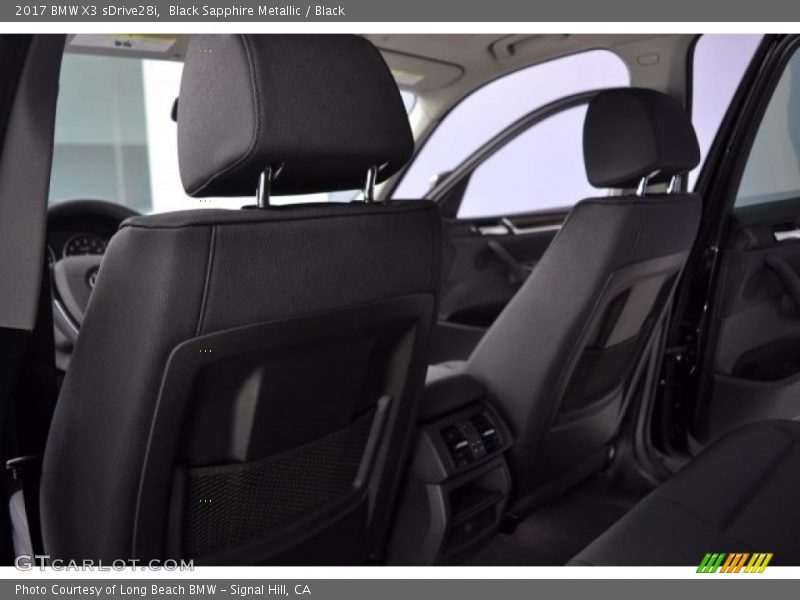 Black Sapphire Metallic / Black 2017 BMW X3 sDrive28i