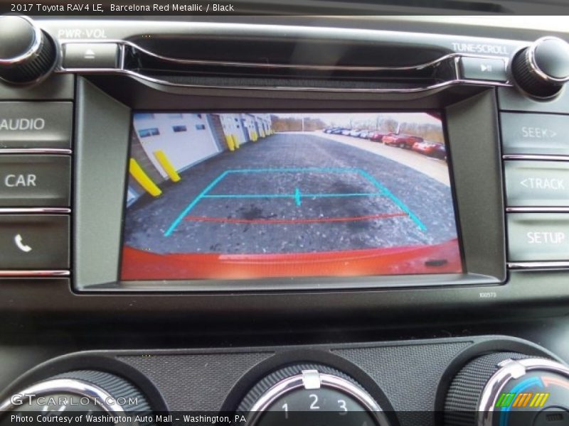 Barcelona Red Metallic / Black 2017 Toyota RAV4 LE
