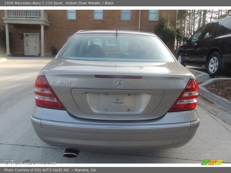Iridium Silver Metallic / Black 2006 Mercedes-Benz C 230 Sport