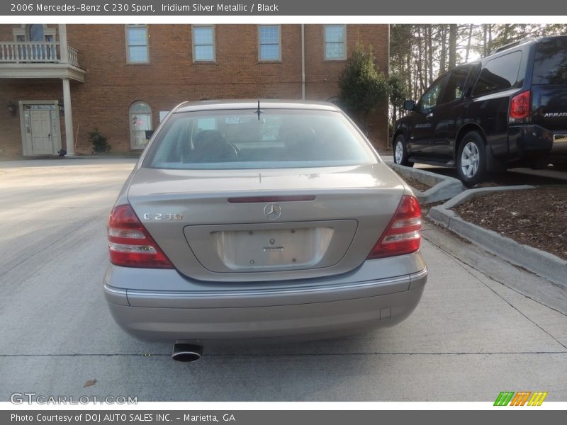 Iridium Silver Metallic / Black 2006 Mercedes-Benz C 230 Sport