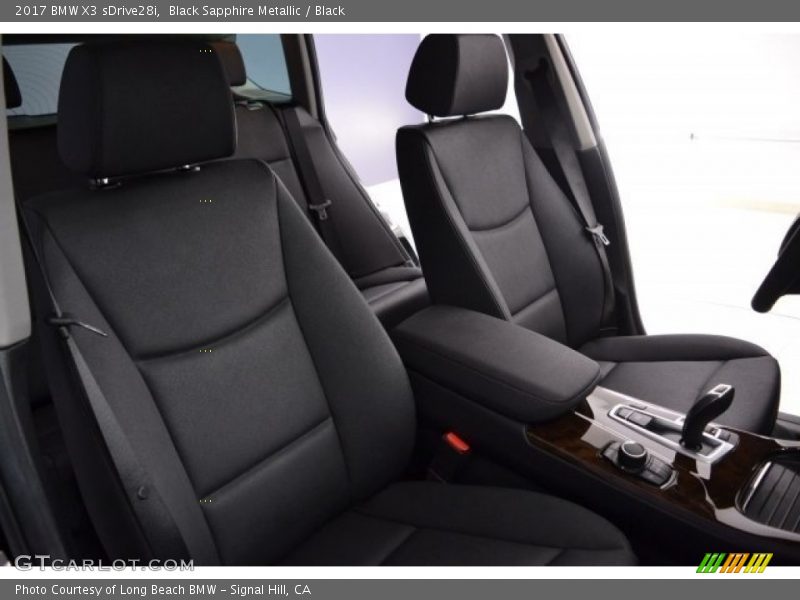 Black Sapphire Metallic / Black 2017 BMW X3 sDrive28i