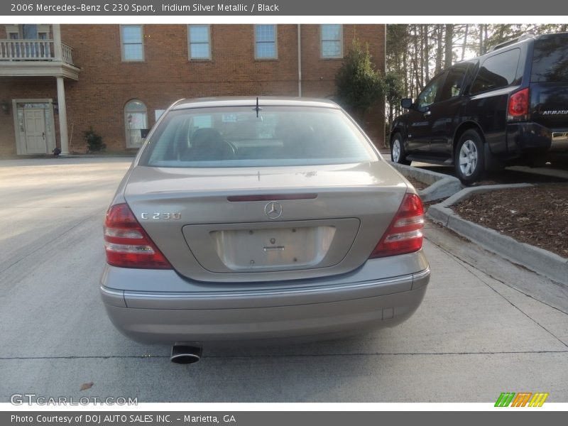 Iridium Silver Metallic / Black 2006 Mercedes-Benz C 230 Sport