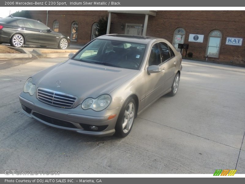 Iridium Silver Metallic / Black 2006 Mercedes-Benz C 230 Sport