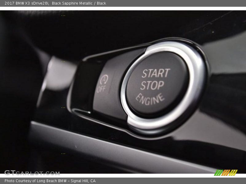 Black Sapphire Metallic / Black 2017 BMW X3 sDrive28i