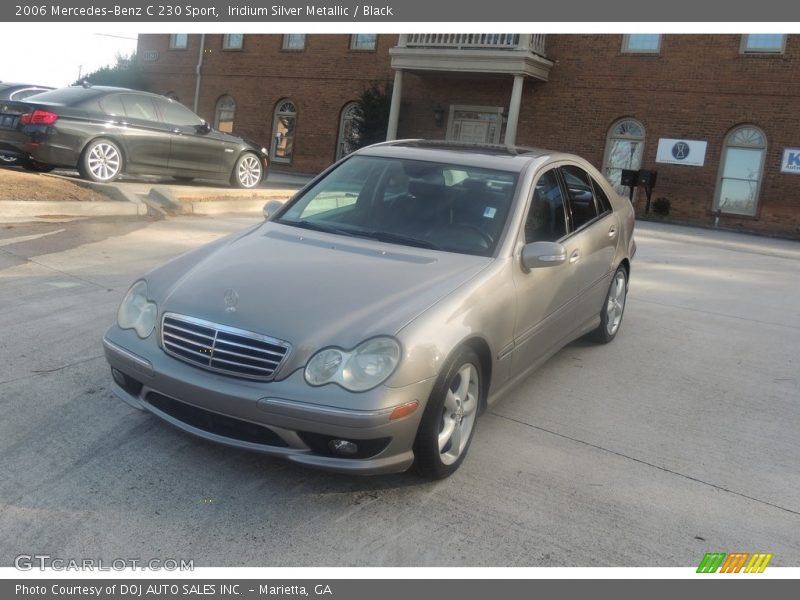 Iridium Silver Metallic / Black 2006 Mercedes-Benz C 230 Sport