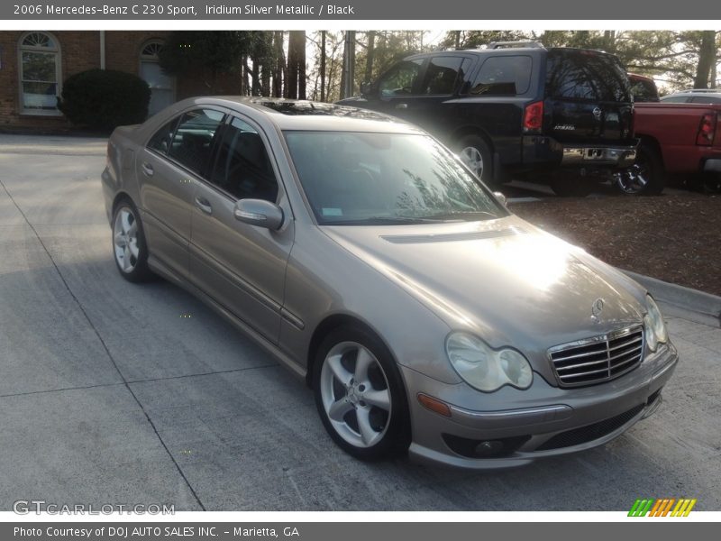 Iridium Silver Metallic / Black 2006 Mercedes-Benz C 230 Sport