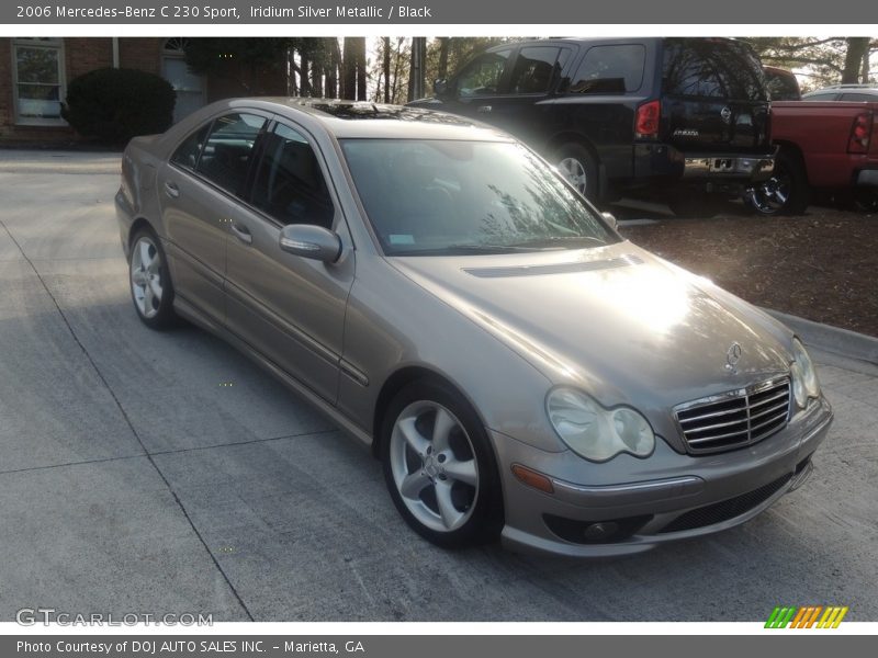 Iridium Silver Metallic / Black 2006 Mercedes-Benz C 230 Sport