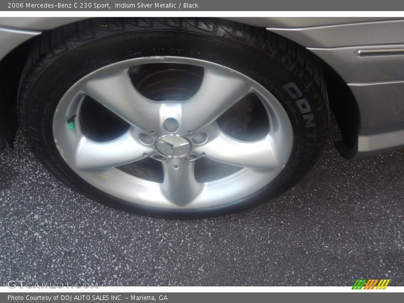 Iridium Silver Metallic / Black 2006 Mercedes-Benz C 230 Sport