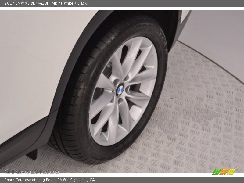 Alpine White / Black 2017 BMW X3 sDrive28i