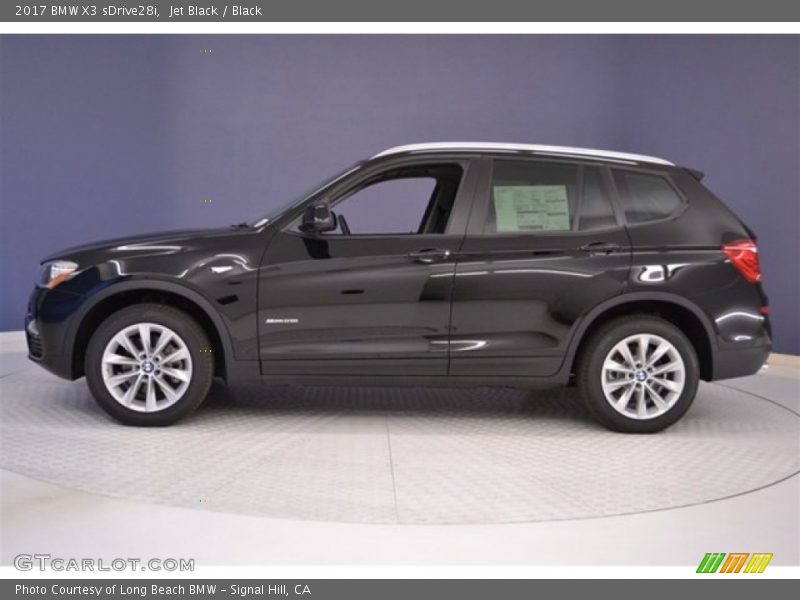 Jet Black / Black 2017 BMW X3 sDrive28i