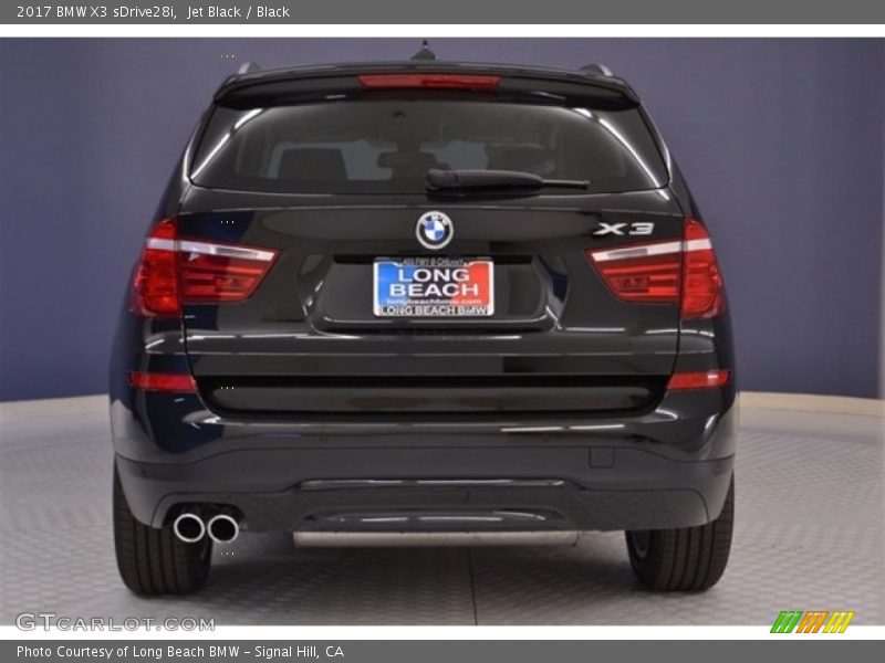 Jet Black / Black 2017 BMW X3 sDrive28i