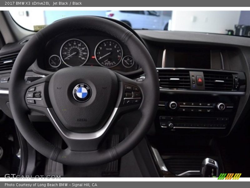Jet Black / Black 2017 BMW X3 sDrive28i