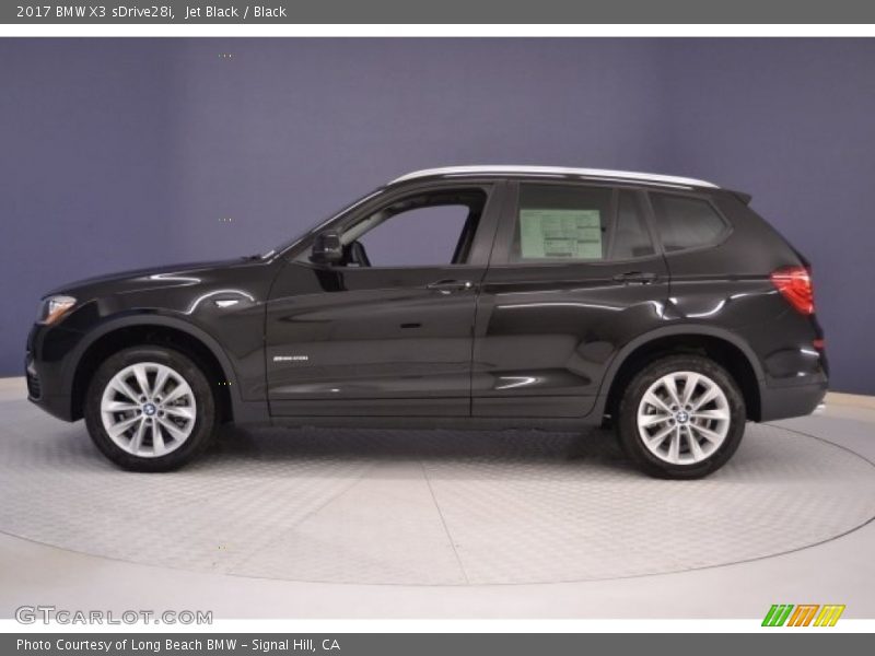 Jet Black / Black 2017 BMW X3 sDrive28i