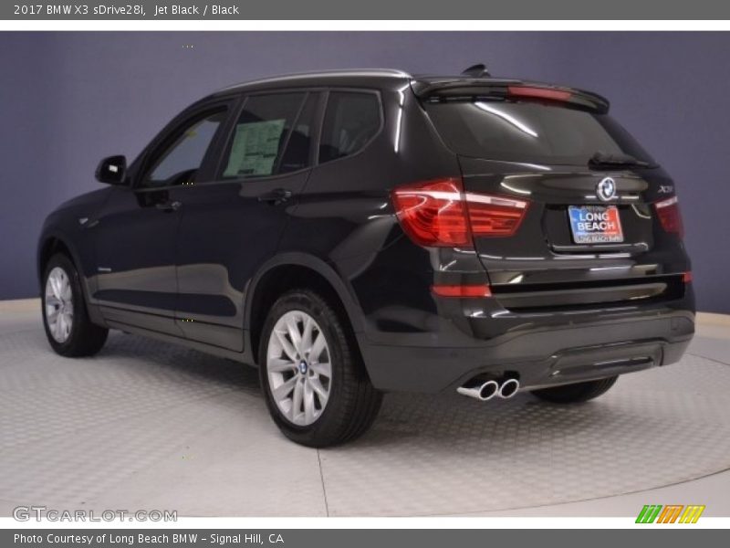 Jet Black / Black 2017 BMW X3 sDrive28i