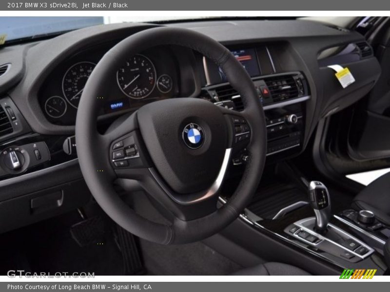 Jet Black / Black 2017 BMW X3 sDrive28i