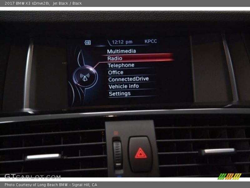 Jet Black / Black 2017 BMW X3 sDrive28i