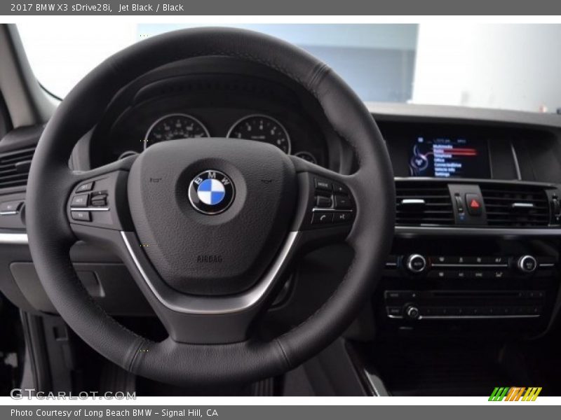 Jet Black / Black 2017 BMW X3 sDrive28i