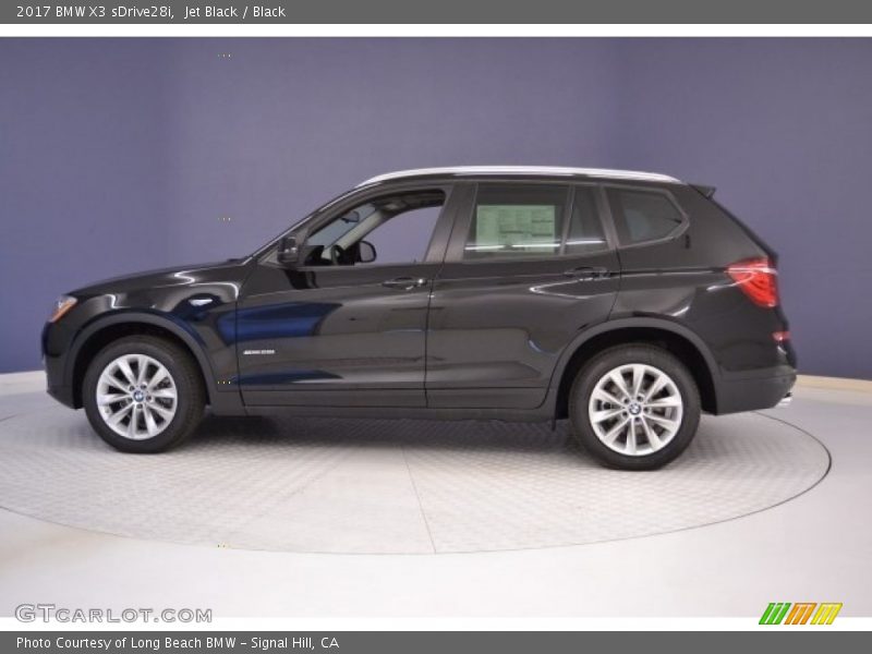 Jet Black / Black 2017 BMW X3 sDrive28i