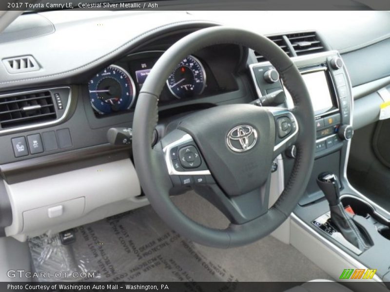 Celestial Silver Metallic / Ash 2017 Toyota Camry LE