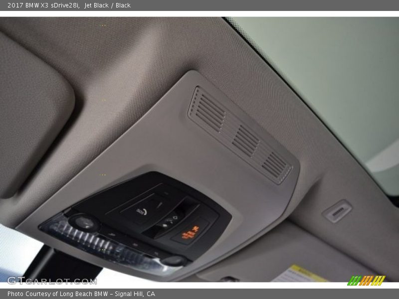 Jet Black / Black 2017 BMW X3 sDrive28i