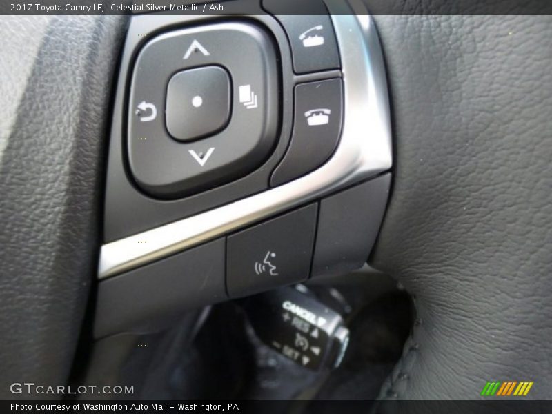 Celestial Silver Metallic / Ash 2017 Toyota Camry LE