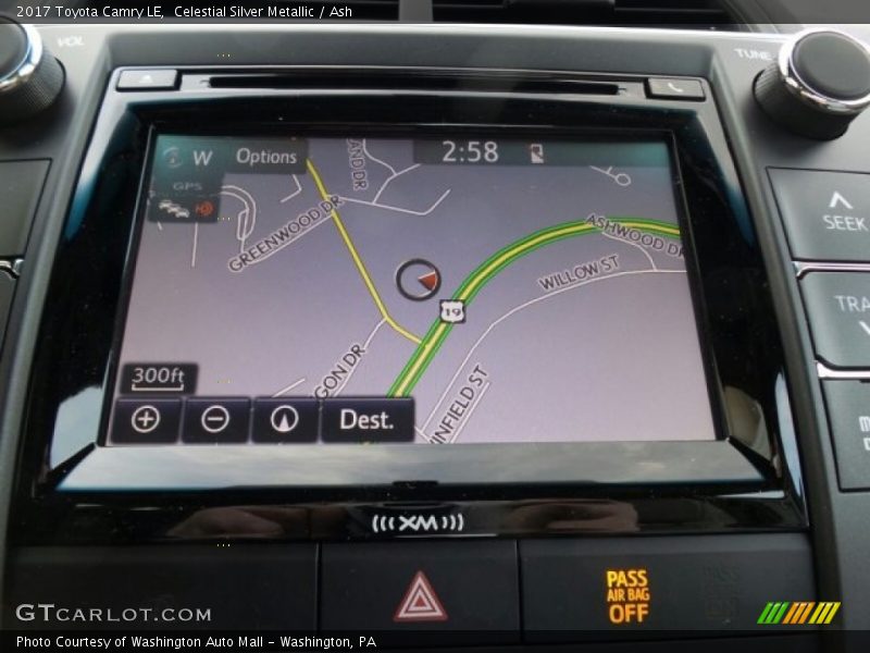 Celestial Silver Metallic / Ash 2017 Toyota Camry LE